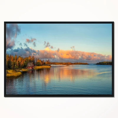 Autumn Sunset Panorama Wall Art