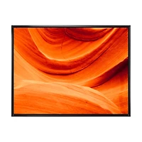 Antelope Canyon Orange Wall Canvas Print