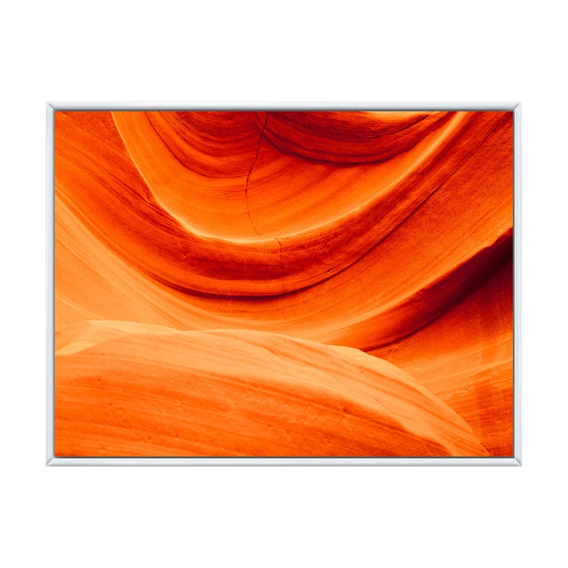 Antelope Canyon Orange Wall Canvas Print