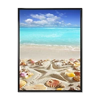 Caribbean Sea Starfish  Canvas Wall Art Print