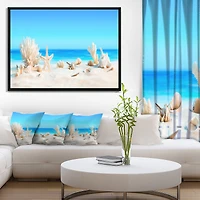 Seashells on Tropical  Wall Art