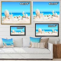 Seashells on Tropical  Wall Art