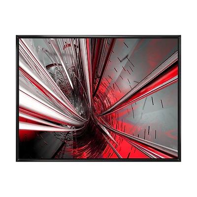 Fractal 3D Deep into Middle Art Canvas Print