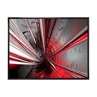 Fractal 3D Deep into Middle  Art Canvas Print