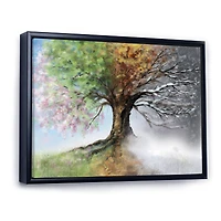 Tree with Four Seasons  Canvas Art Print