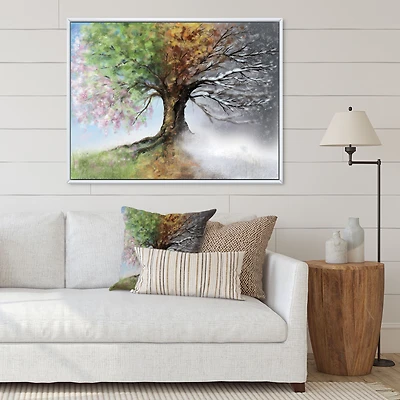 Tree with Four Seasons  Canvas Art Print