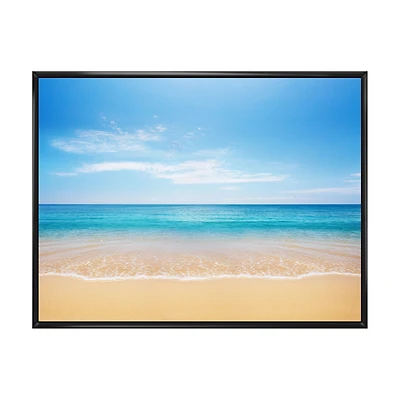 Calm Blue Sea and Sky Wall Art
