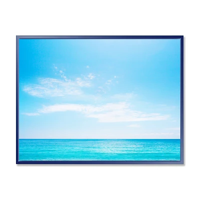 Calm Blue Sea and Sky Wall Art