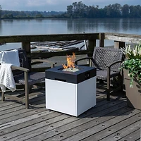 Paramount Pebble Aluminum Propane Fire Pit Table