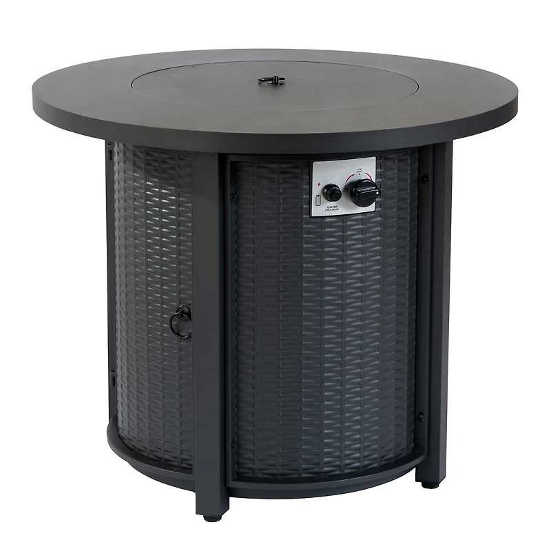 Table/foyer Paramount Eclipse en acier , 30 po