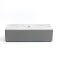 Paramount Aries Engineered Marble Convertible Propane Fire