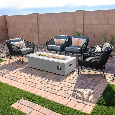 Paramount Aries Engineered Marble Convertible Propane Fire