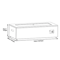 Paramount Aries Engineered Marble Convertible Propane Fire
