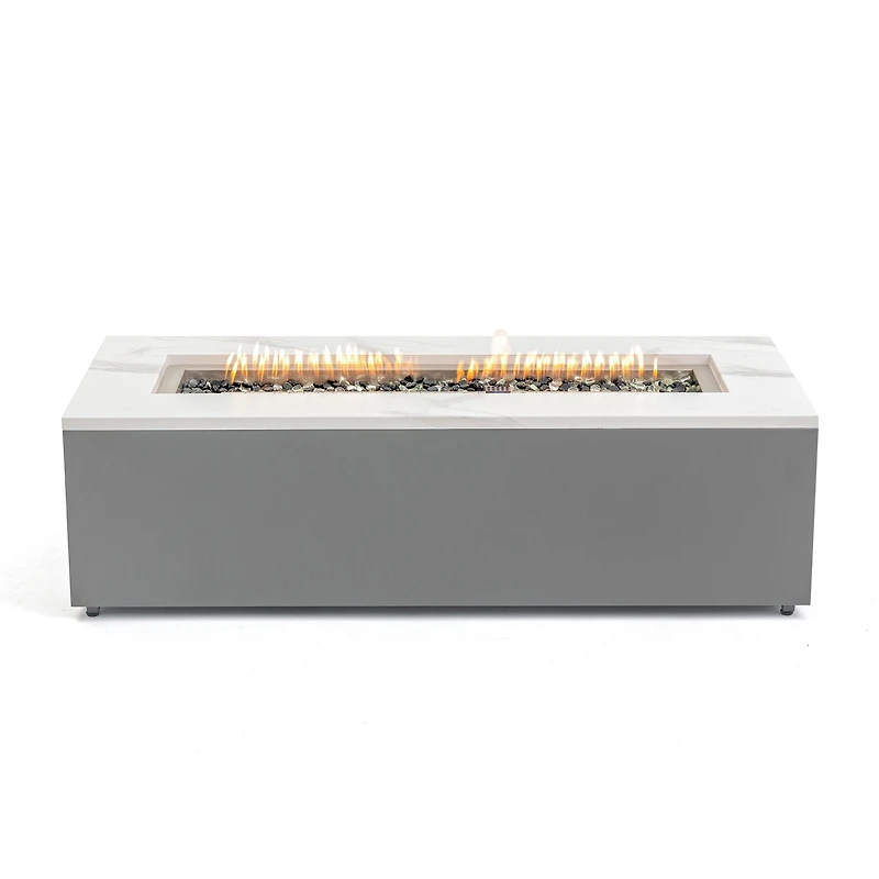 Paramount Aries Engineered Marble Convertible Propane Fire