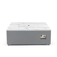 Paramount Danby Engineered Marble Convertible Propane Fire Table