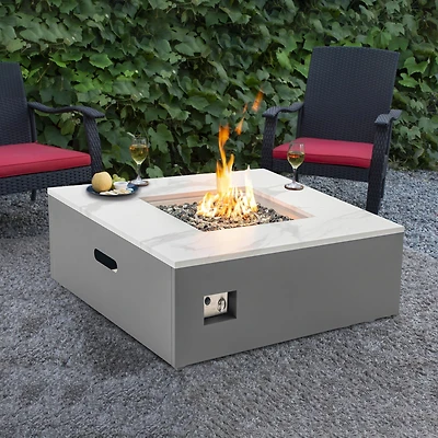 Paramount Danby Engineered Marble Convertible Propane Fire Table