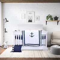 7-Piece Baby Bedding Set - Anchor