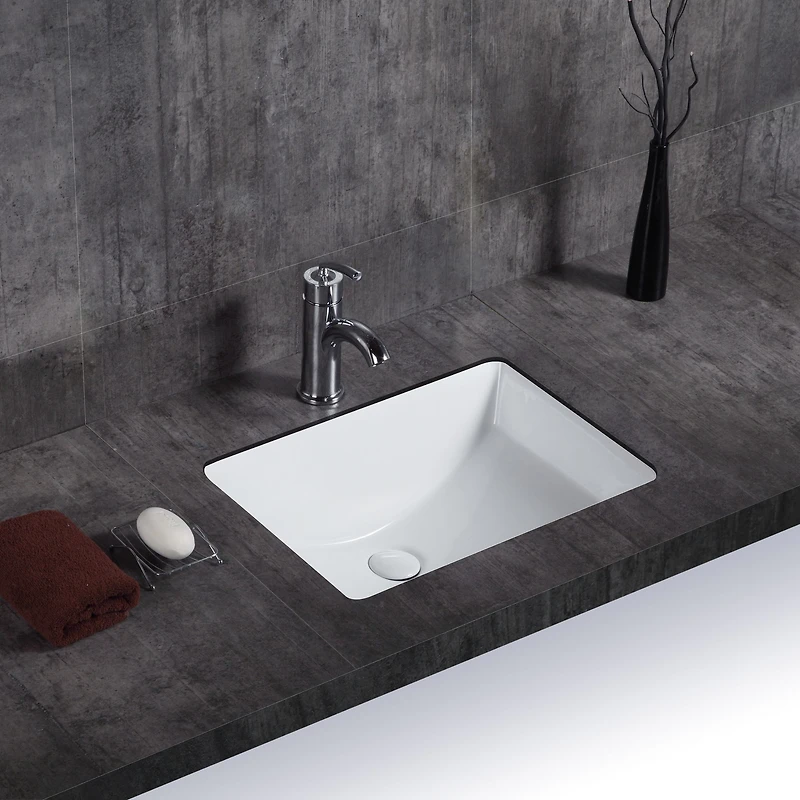 Fyre lavabo encastré en céramique