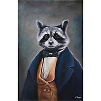 Art mural charbon Tribec sur toile sans cadre