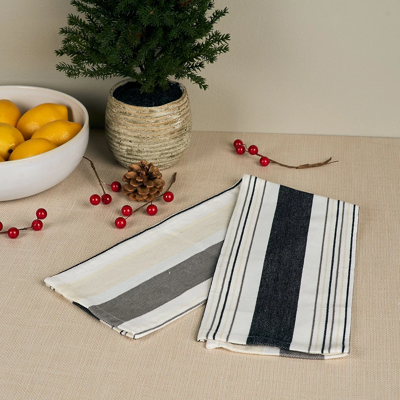 Gingham Stripes Kitchen Towel