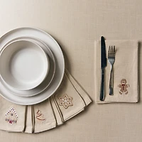 Gingerbread Village Napkins, Set of 4