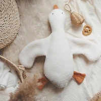 Goose Plush- White & Rust