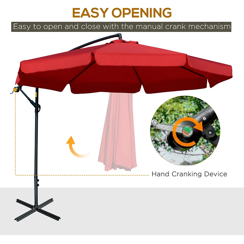 Offset Patio Umbrella - 11'