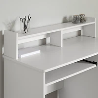 Bureau Axess avec plateau coulissant pour clavier et tiroir