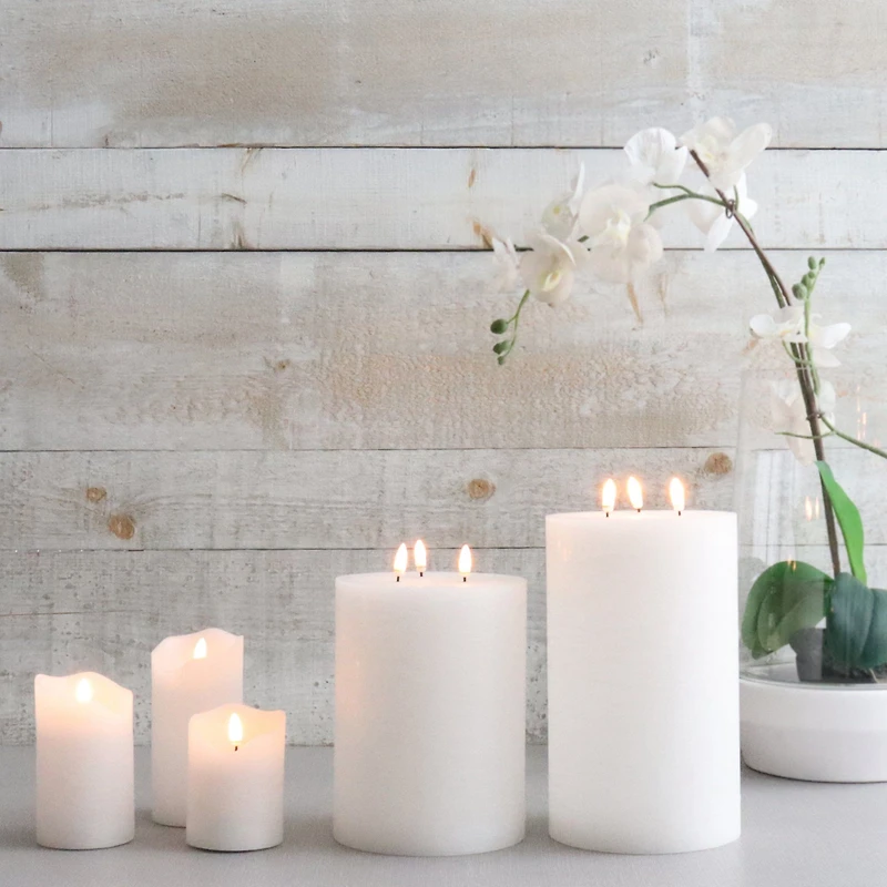 Bougies DEL One Touch, ensemble de 3