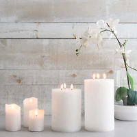 Bougies DEL One Touch, ensemble de 3