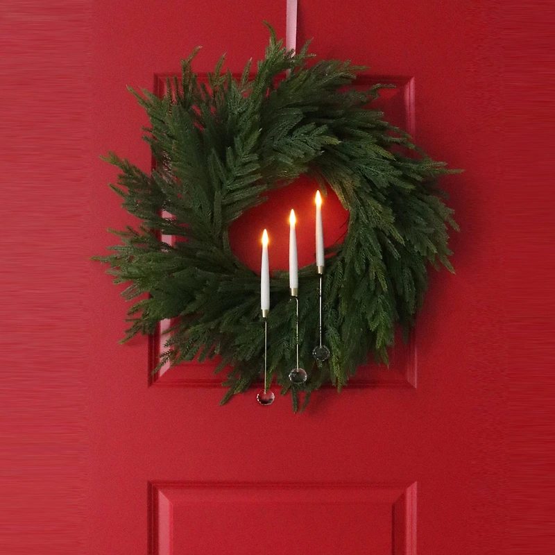 Hanging Candle Accents LED with On/Off Timer Remote, Box of 6