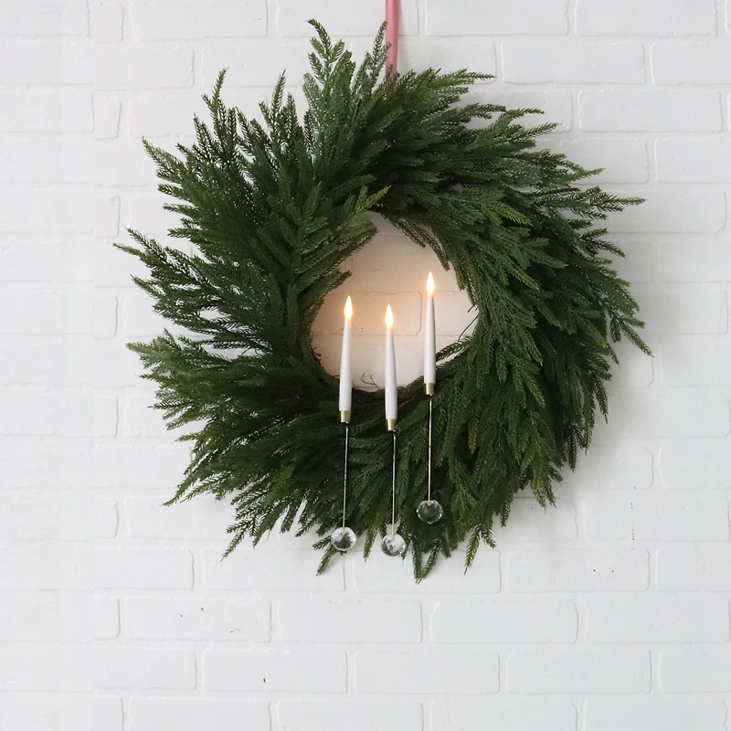 Hanging Candle Accents LED with On/Off Timer Remote, Box of 6