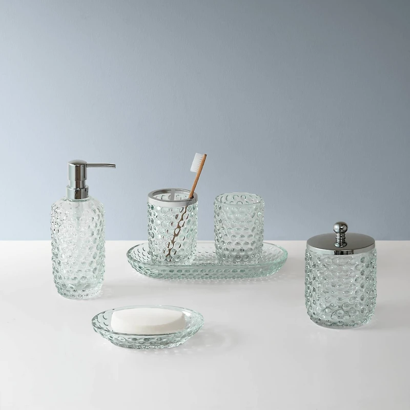 Martha Stewart Hobnail  Cotton Jar