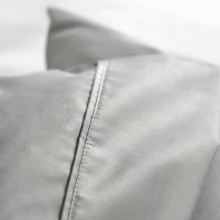 Satin Hotel Pillowcases, Set of 2 - Assorted