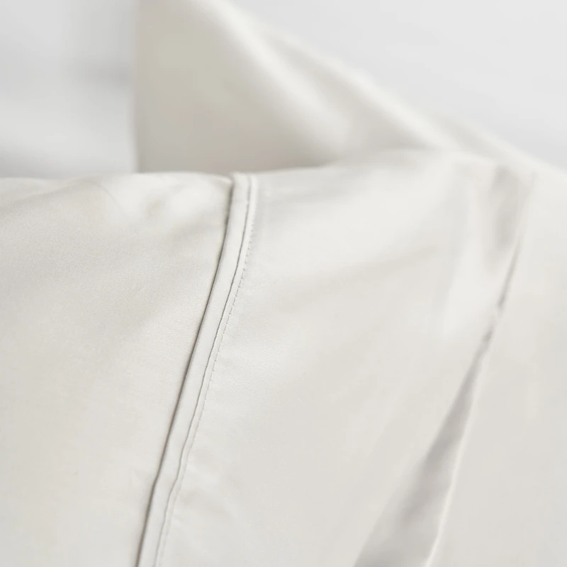 Satin Hotel Pillowcases, Set of 2 - Assorted