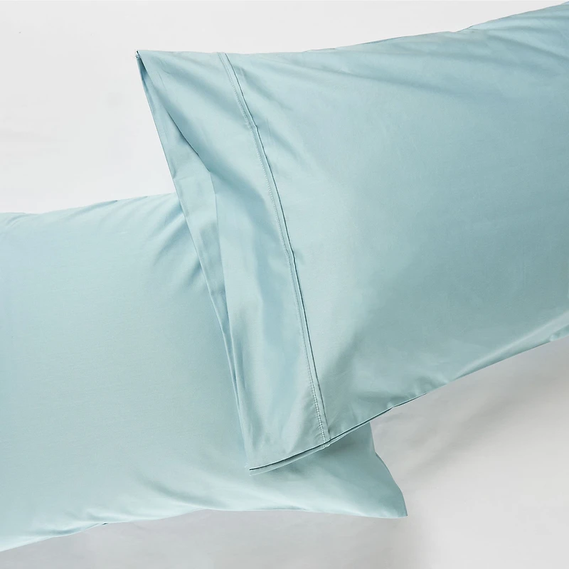 Deluxe Satin Hotel Pillowcases, Set of 2 - Assorted
