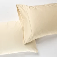 Deluxe Satin Hotel Pillowcases, Set of 2 - Assorted