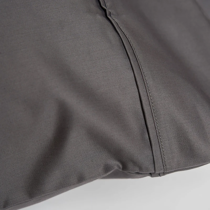 Deluxe Satin Hotel Taie d'oreillers, Ensembe de 2 - assortis