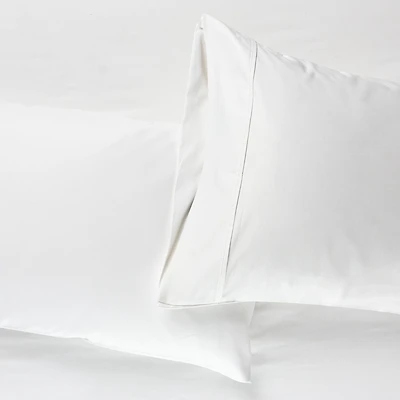 Deluxe Satin Hotel Pillowcases, Set of 2 - Assorted