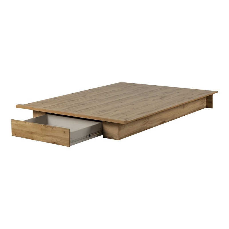 Musano Queen Platform Bed with Drawer