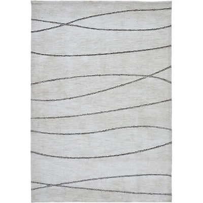 Tapis blanc cassé et gris « Hazel »