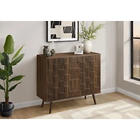 Accent Chest - Dark Walnut with 2 Doors, 32"