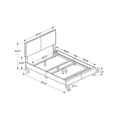 Contemporary Upholstered Bedframe