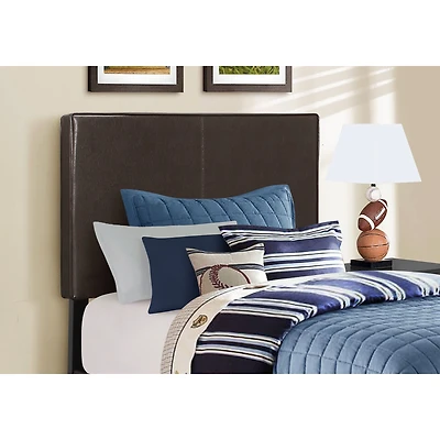 Contemporary Upholstered Bedframe - Twin