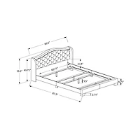 Luxurious Upholstered Bed Frame