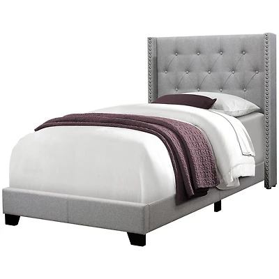 Luxurious Bedframe with a Wingback Headboard