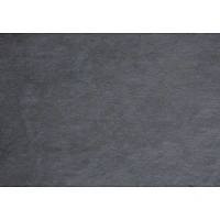 Tête de lit à oreilles - Velours gris avec bordure en argent grand