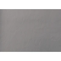 Upholstered Headboard Panel with Grey Leather-look Fabric - Twin