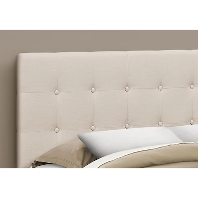 Button Tufted Headboard with Extra Padding - Queen