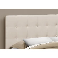 Button Tufted Headboard with Extra Padding - Queen